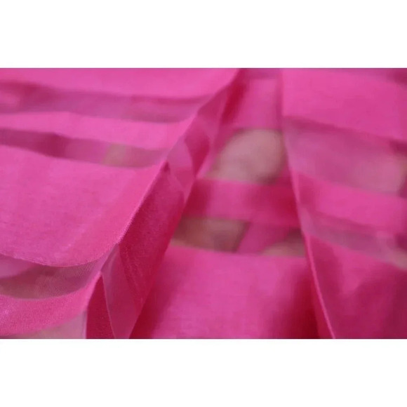 Tahari Arthur S. Levine Hot Pink Striped Tammy Dress-Size 14-New w/Tags - Picture 7 of 10